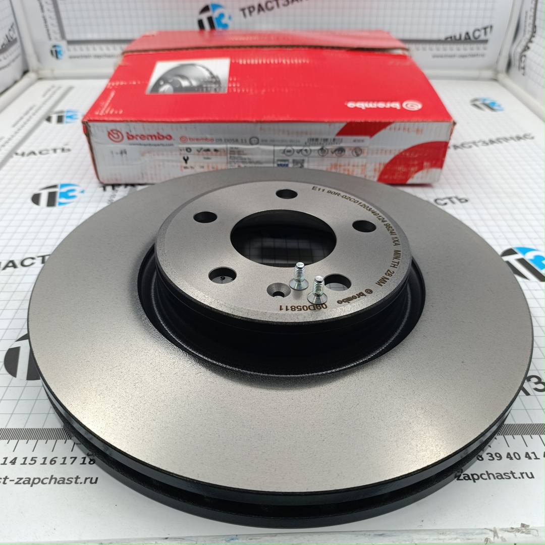 Диск тормозной передний VAG Audi A4(B9), A5(F53/F57), Q5(FYB/FYG) 8W0615301AA BREMBO - Миниатюра товара 1
