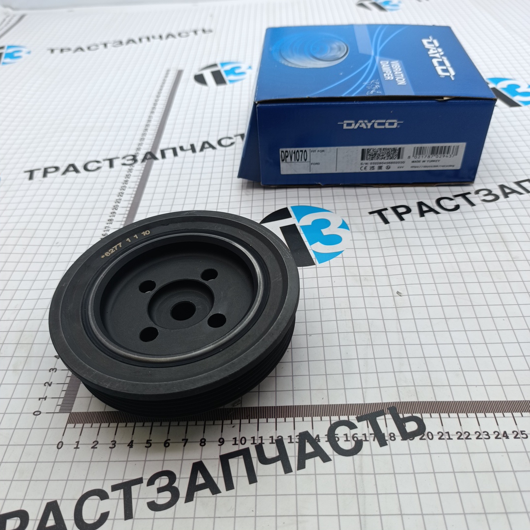 Шкив коленвала Ford Focus, Ford Mondeo, Ford Connect 1.8D (демпферный) - Миниатюра товара 1
