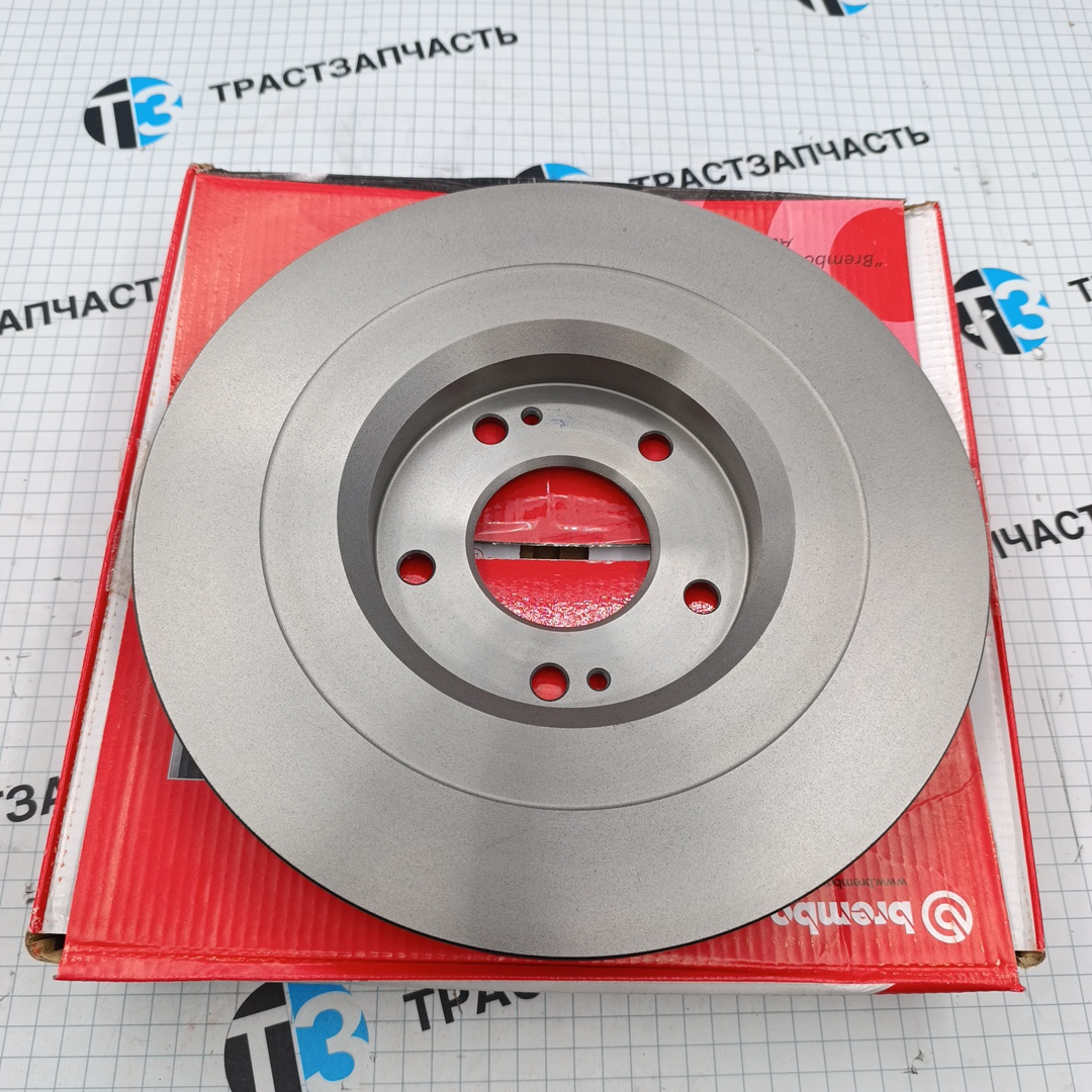 Диск тормозной задний Mitsubishi ASX, Outlander III, Peugeot 4008 (4615A125/4615A168) BREMBO - Миниатюра товара 3