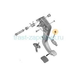 Датчик стоп сигнала  (под педаль тормоза) PSA FIAT 250 Евро4 ORG PSA