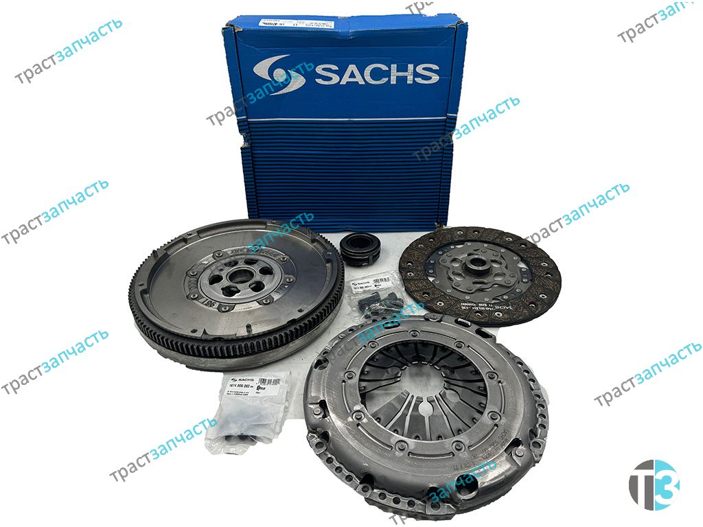 Сцепление Volkswagen Transporter , Multivan T5 1.9-2.0 (230 mm,c 2003 -2009 г полн к-т) SACHS - Миниатюра товара 1