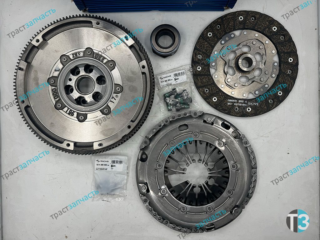 Сцепление Volkswagen Transporter , Multivan T5 1.9-2.0 (230 mm,c 2003 -2009 г полн к-т) SACHS - Миниатюра товара 2