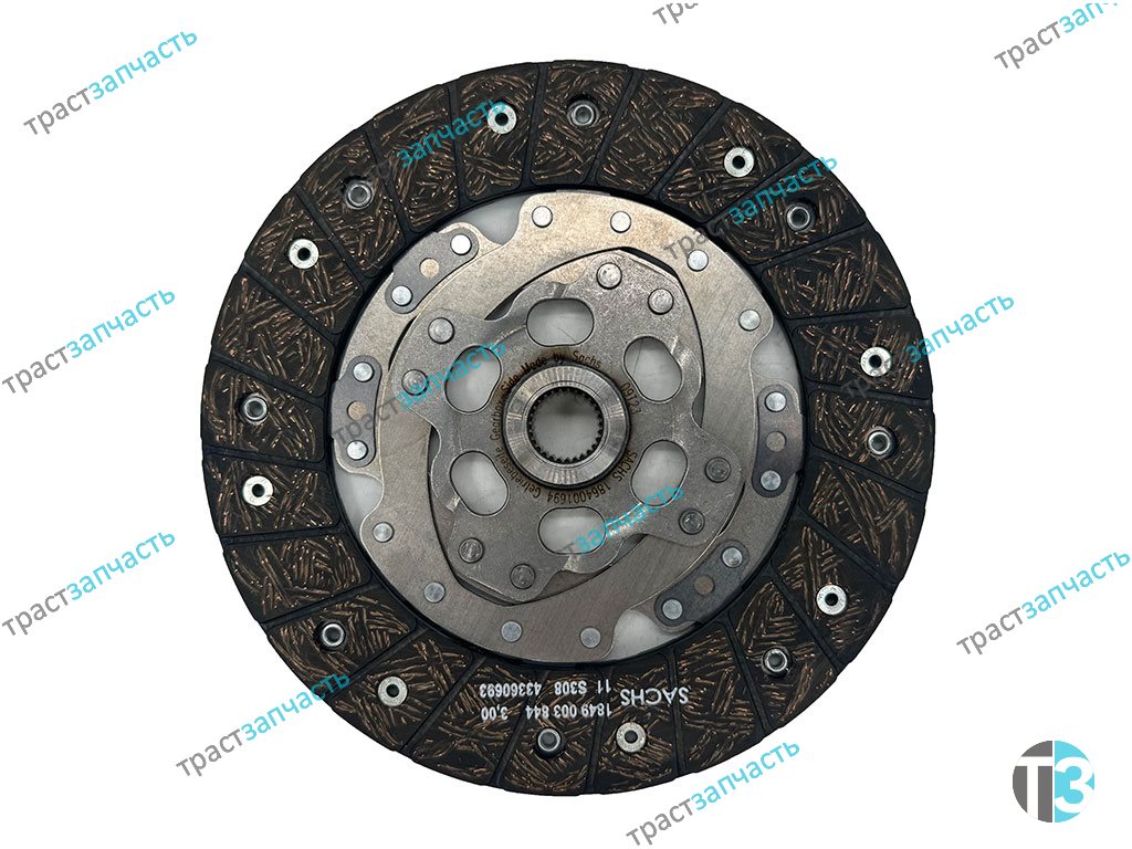 Сцепление Volkswagen Transporter , Multivan T5 1.9-2.0 (230 mm,c 2003 -2009 г полн к-т) SACHS - Миниатюра товара 4