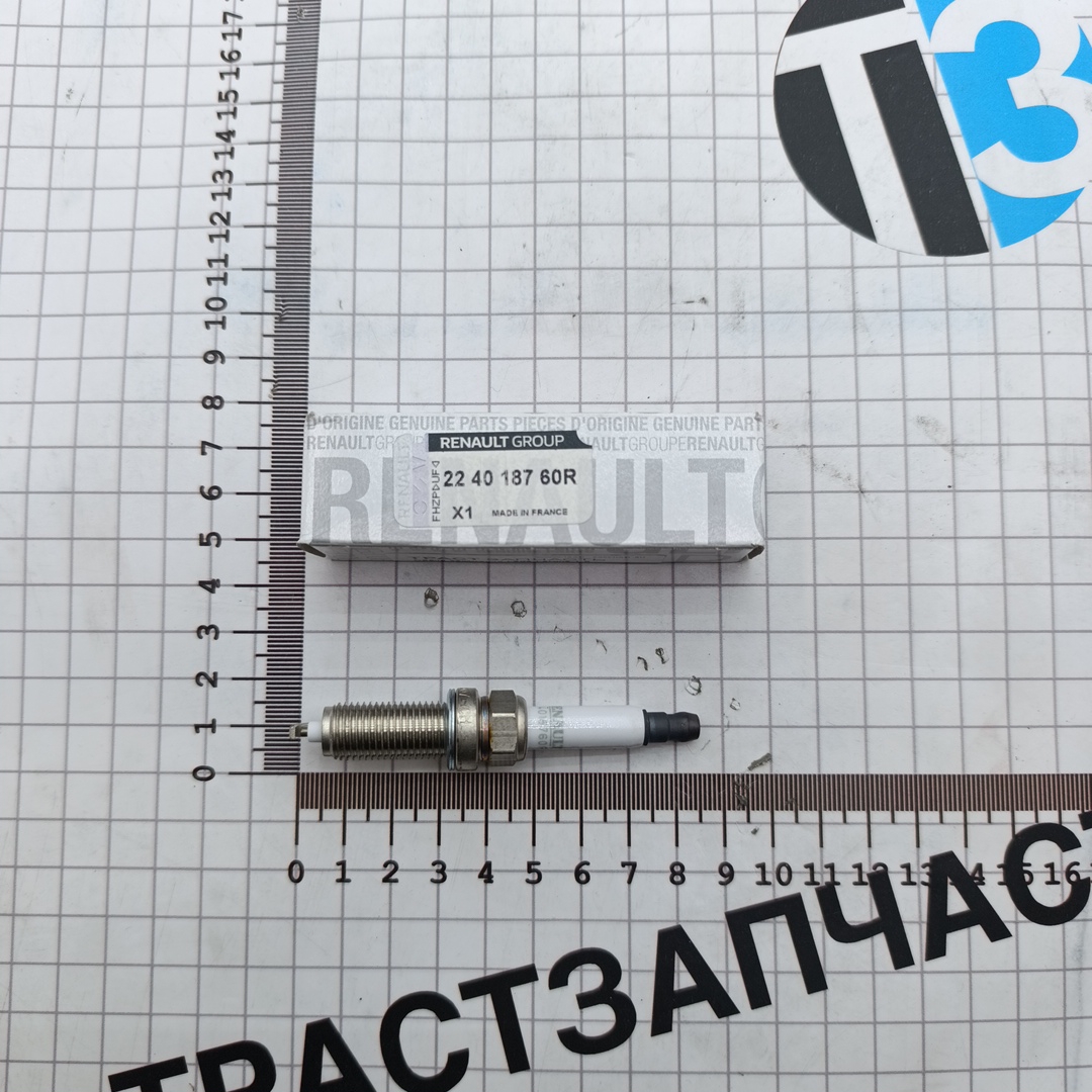 Свеча зажигания Lada Largus 1.6 8450120838/224018760R (original Renault) - Миниатюра товара 1