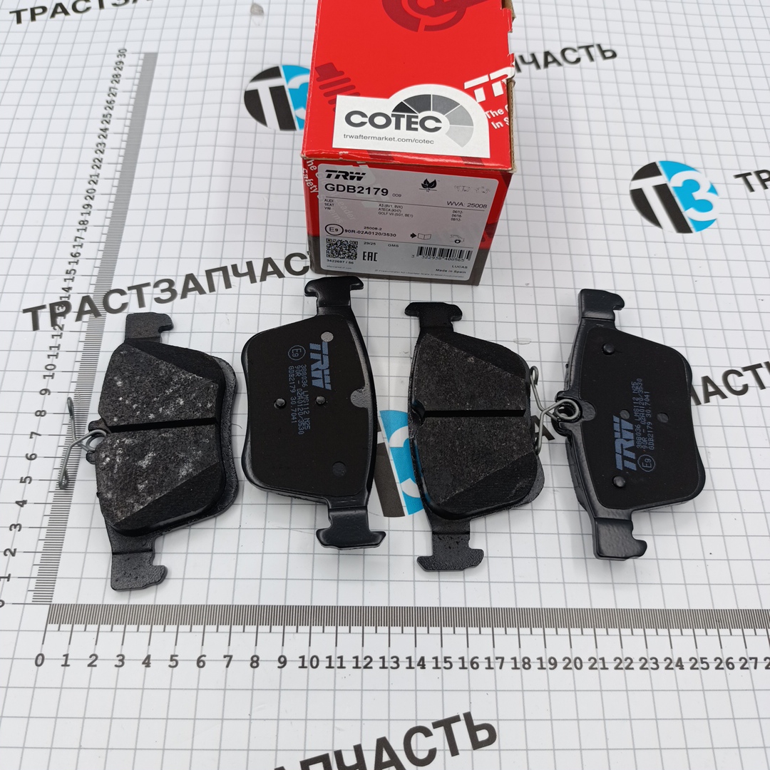 Тормозные колодки задние VAG Audi A3 (c 2012г.) TRW - Миниатюра товара 1