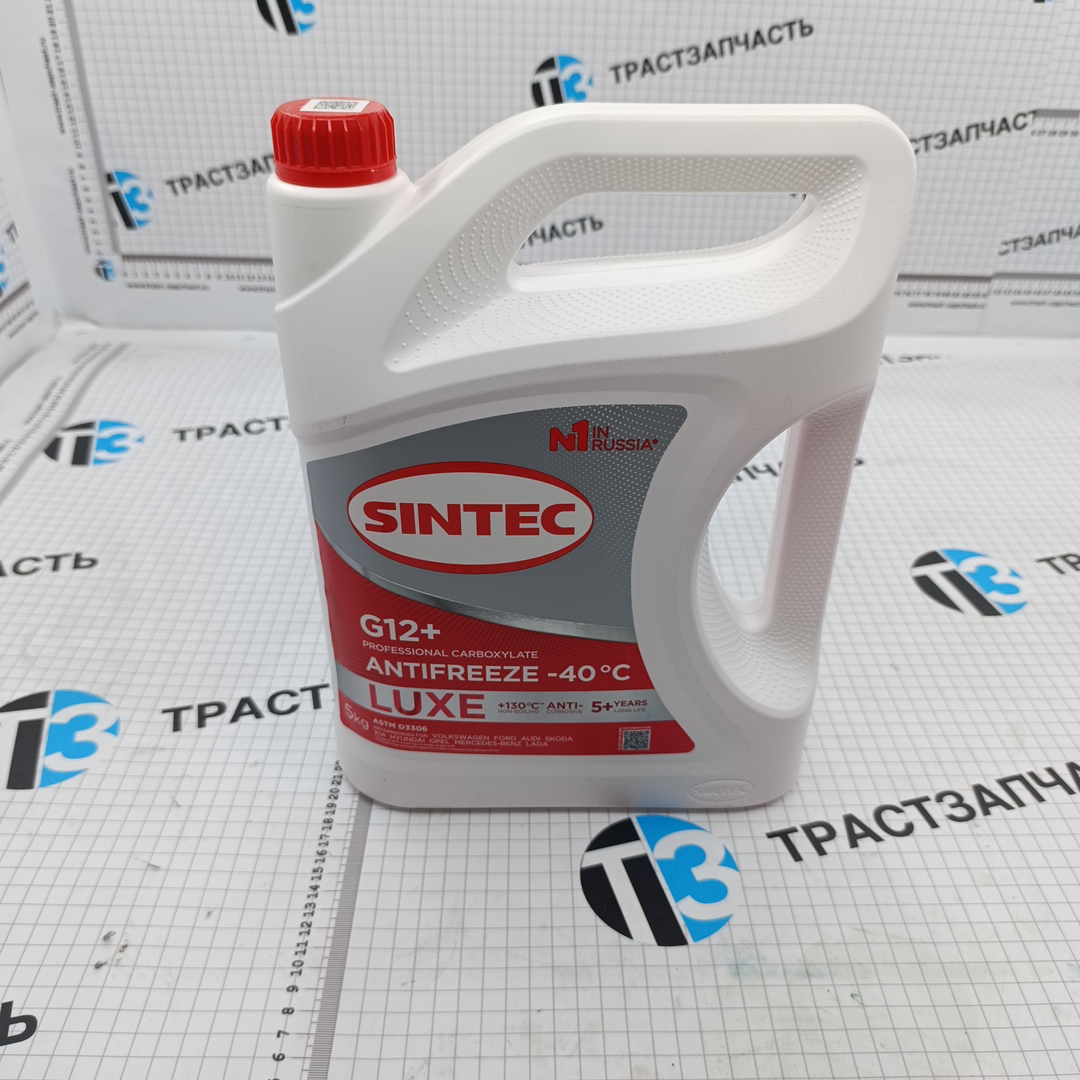 Антифриз G12 5л (красный, готовый) SINTEC - Миниатюра товара 1