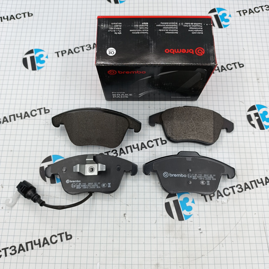 Тормозные колодки передние VAG Audi Q3 BREMBO - Миниатюра товара 1