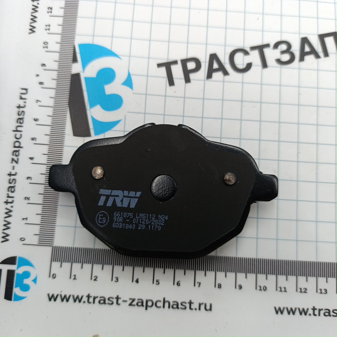 Тормозные колодки задние BMW 5(F10/F11/F90/G30), 7(G11/G12), X3(F25), X4(F26) ( 34216796741 ) TRW - Миниатюра товара 2