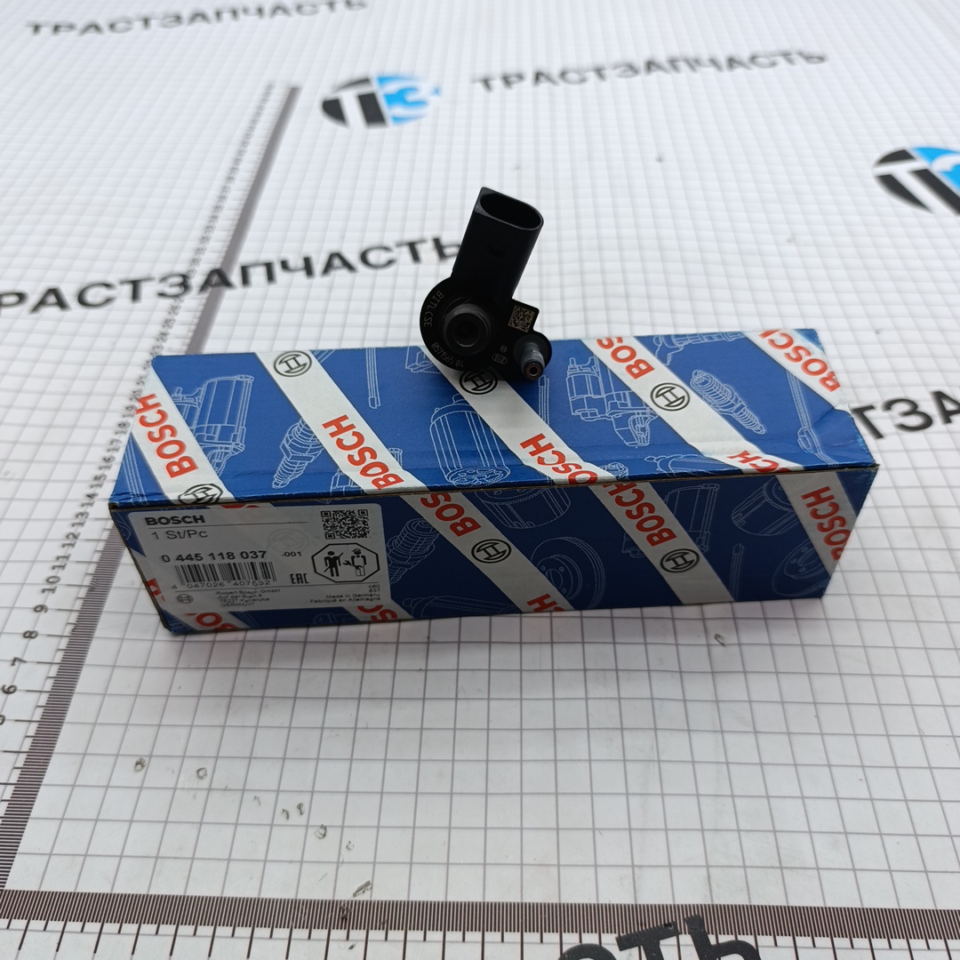 Форсунка топливная BMW B57D 13538571565/0445118037 ORIGINAL BOSCH - Миниатюра товара 2