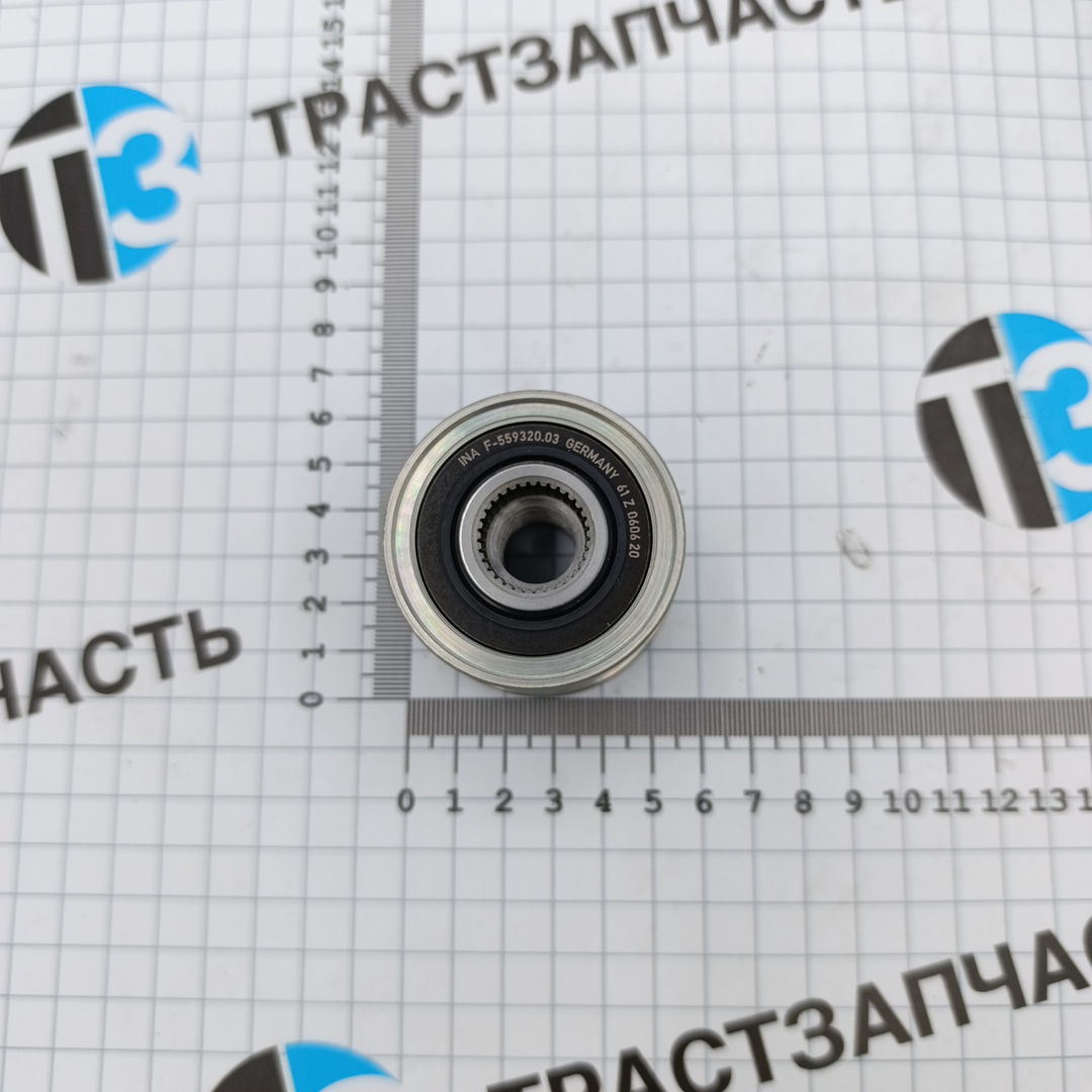 Шкив генератора Mercedes Sprinter W901/905 W909(CLASSIC) 13- INA EUROPE - Миниатюра товара 2