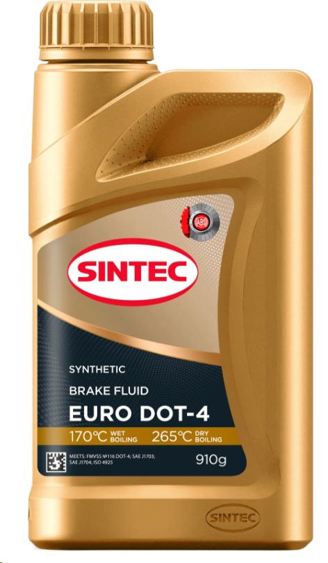 Тормозная жидкость DOT4 0.9L SINTEC EURO - Миниатюра товара 1