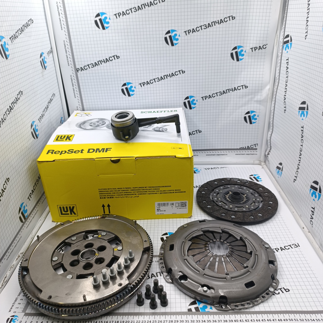 Сцепление VAG Audi, Seat, Skoda, Volkswagen 1.9TDI 00-06 2.0TDI 05-10 (полн.к-т двухмас.) LUK EUROPE - Миниатюра товара 1