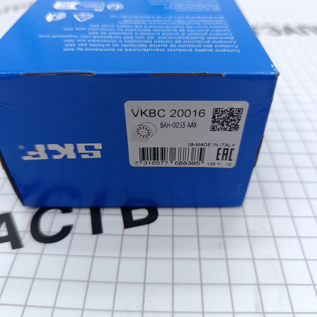 Подшипник передний ступицы Ларгус, Сандеро, Логан передний+ABS SKF EUROPE - Миниатюра товара 2