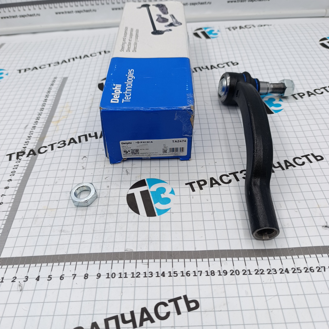 Рулевой наконечник левый Peugeot Boxer3 Fiat Ducato3-2,2 Jumper 250 1610939780/381777 DELPHI
