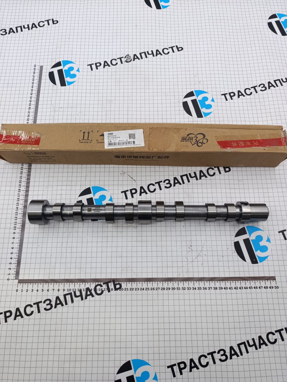 Вал распределительный выпускной 2,3 Ducato Rus (250) 06-> 504096183/504180902/504174775 NAVECO - Миниатюра товара 1