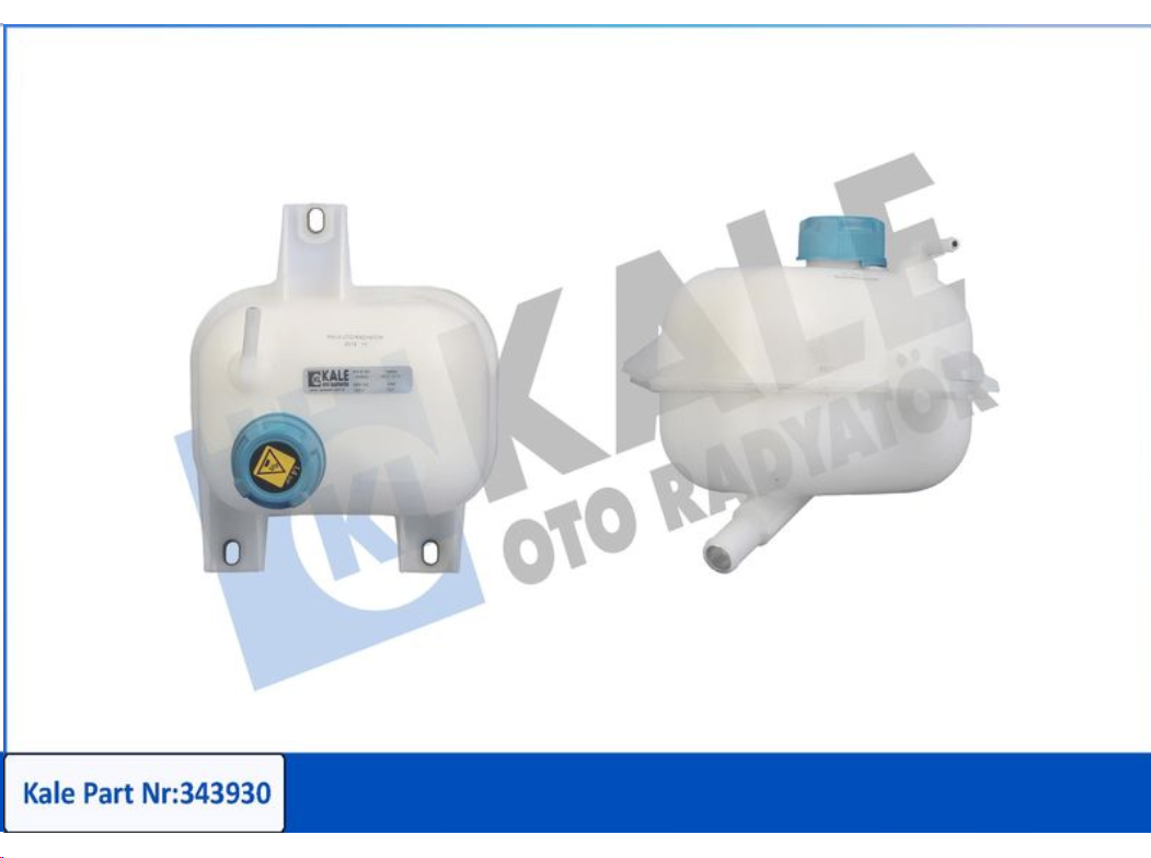 Бачок расширительный Fiat Doblo 1.4 46816596/51717782/51811408/51891028 (KALE) - Миниатюра товара 1