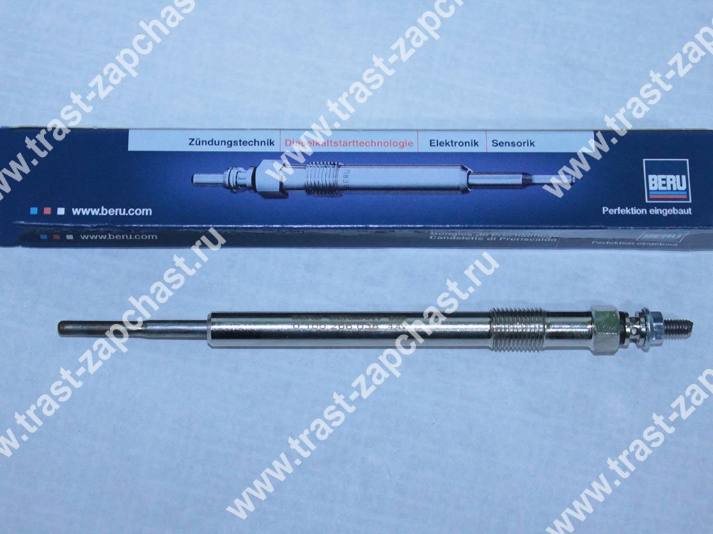 Свеча накаливания Eвро 5 2.2 Ford PSA BK3Q6M090AB/1717631/9675680980 BorgWarner (BERU) - Миниатюра товара 1