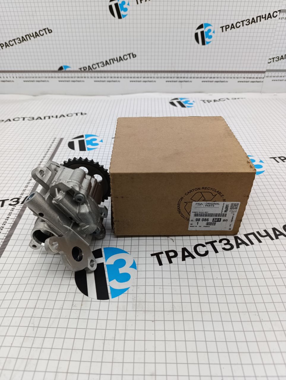 Насос масляный Форд ТЗ/Пежо Евро 5 BK2Q6600CA/1839456/9677428680/703040070/9808634180 ORG PSA - Миниатюра товара 1